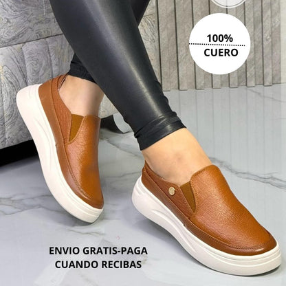 zapato en cuero