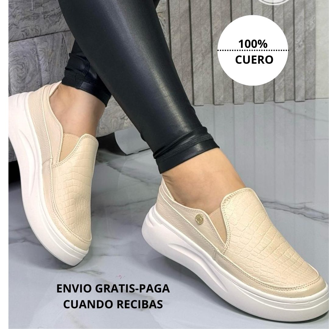 zapato en cuero