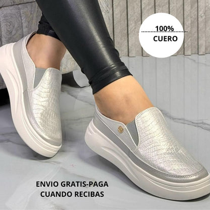 zapato en cuero