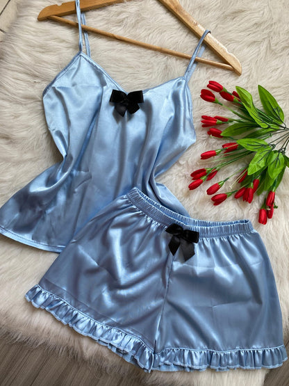 Pijama Satinada Rosé – Suave, cómoda y con estilo