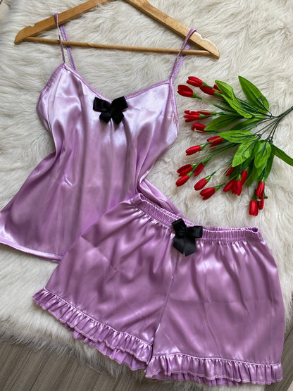 Pijama Satinada Rosé – Suave, cómoda y con estilo