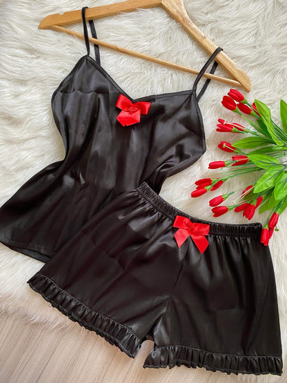 Pijama Satinada Rosé – Suave, cómoda y con estilo