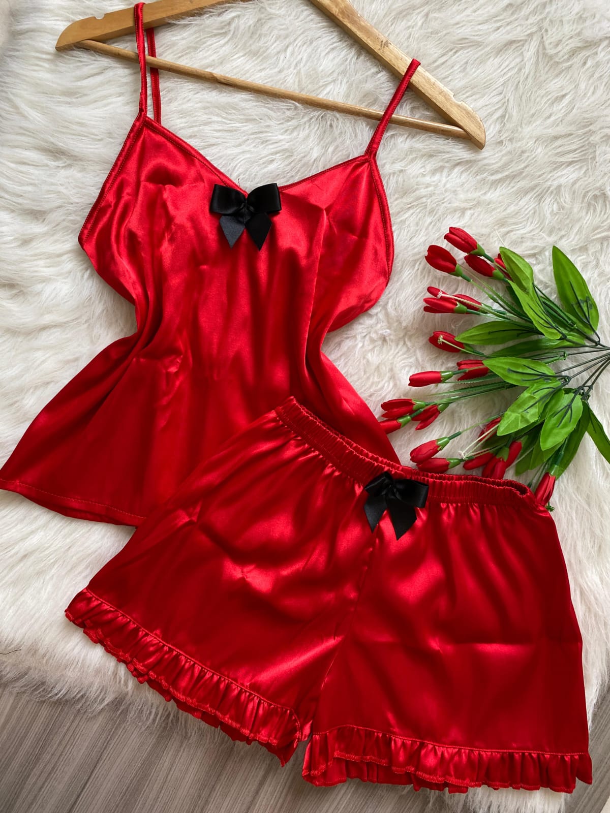 Pijama Satinada Rosé – Suave, cómoda y con estilo