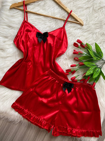 Pijama Satinada Rosé – Suave, cómoda y con estilo