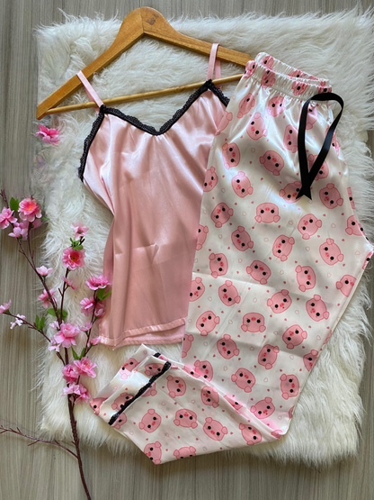 PIJAMA PANTALON SATIN IB