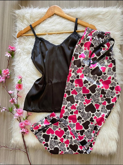 PIJAMA PANTALON SATIN IB