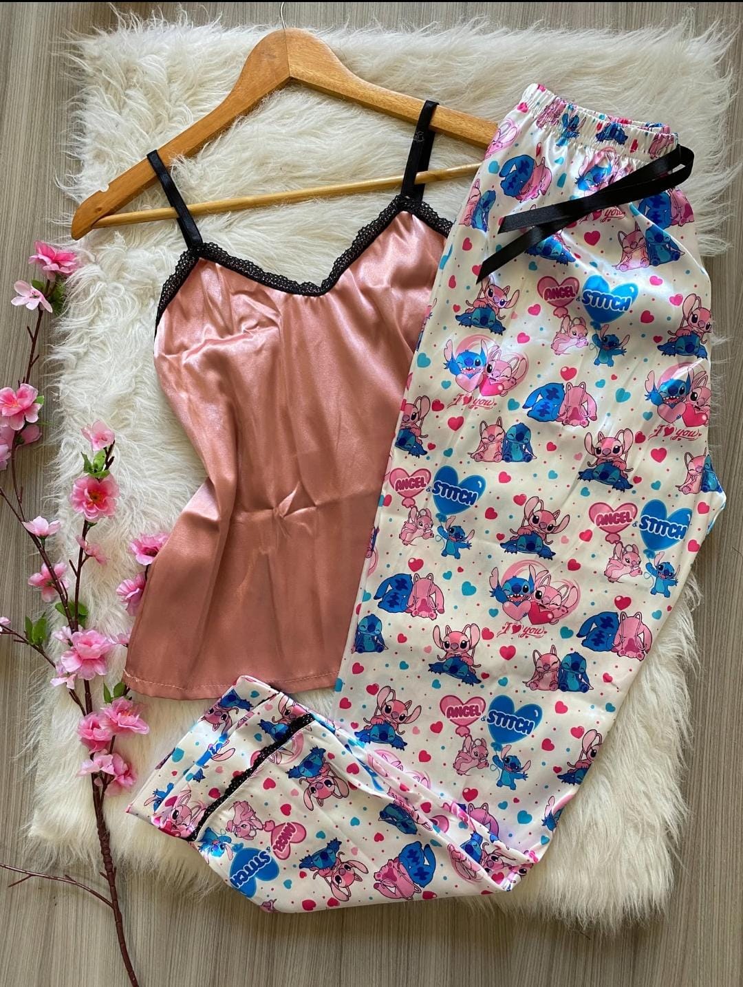 PIJAMA PANTALON SATIN IB