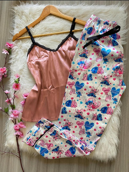 PIJAMA PANTALON SATIN IB