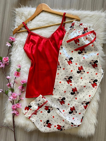 PIJAMA PANTALON SATIN IB