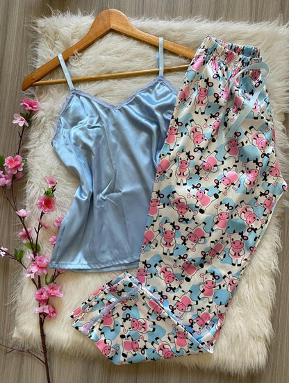 PIJAMA PANTALON SATIN IB