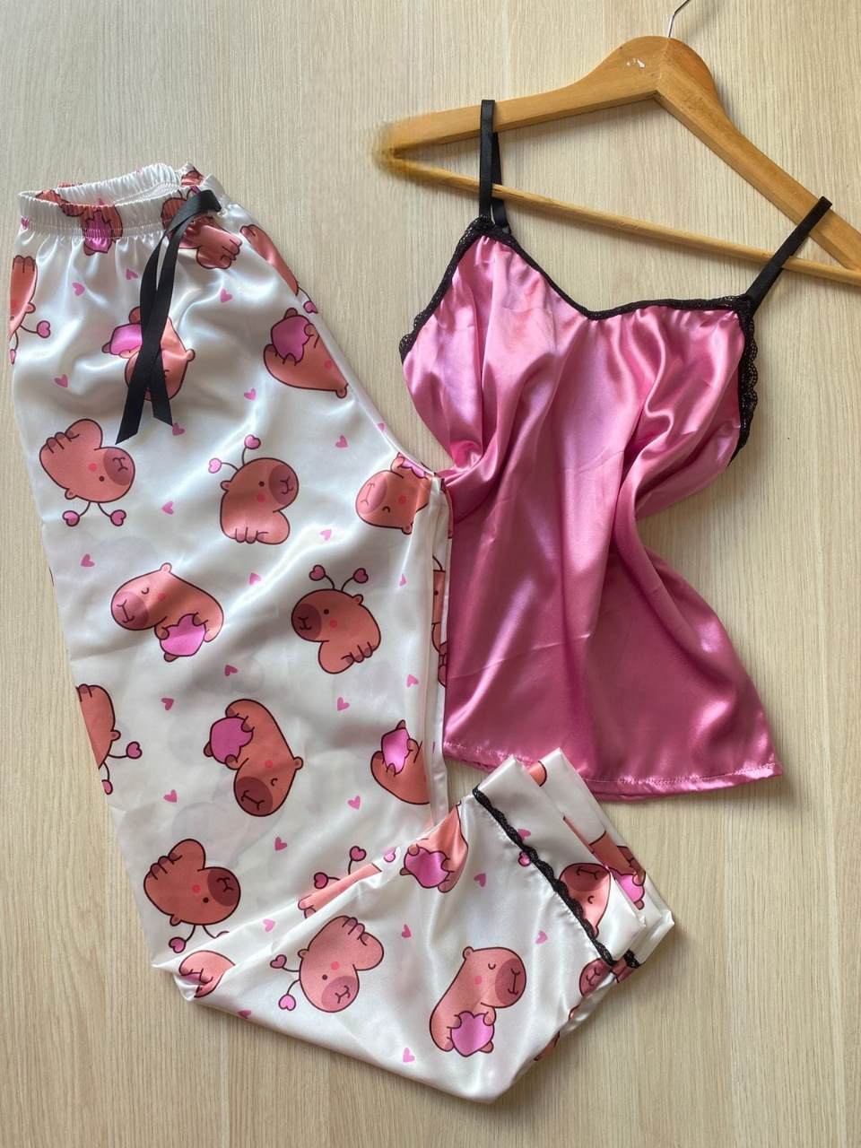 PIJAMA PANTALON SATIN IB